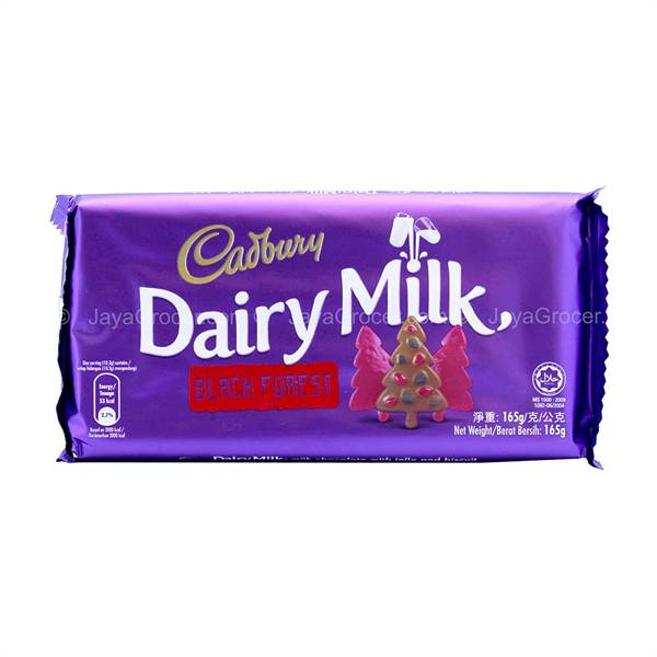 Cadbury Dairy Milk Black Forest Imported